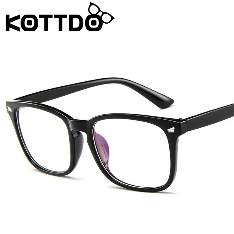 

KOTTDO Vintage Square Glasses Frame for Men Retro Classic Myopia Eyeglasses Women Prescription Mens Eyewear Frames