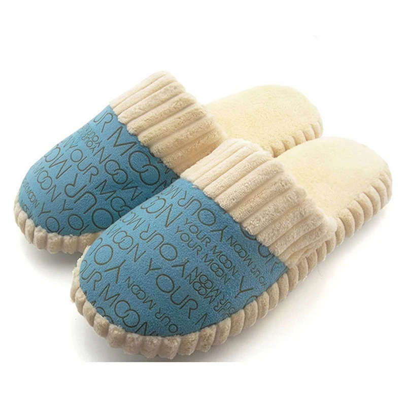 

2021 Winter Home Slippers Woman Shoes Women Men Soft Indoor Warm Slippers Lady Platform Home Shoes Low Heel Woman Shoes Footwear