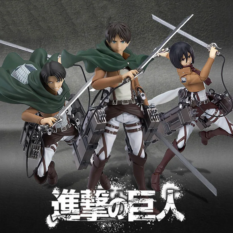 

Anime Attack On Titan'S Strongest Warrior Levi And Allen Combined Pvc Movable Toy Model Figurine Children'S Christmas Gift