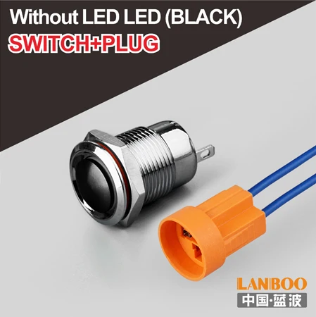 B Oxide Button Plug 12 мм кнопочный мини-переключатель с мгновенный или самоблокирующийся переключатель с многоцветной оксидной головкой - Цвет: B Oxide Button Plug
