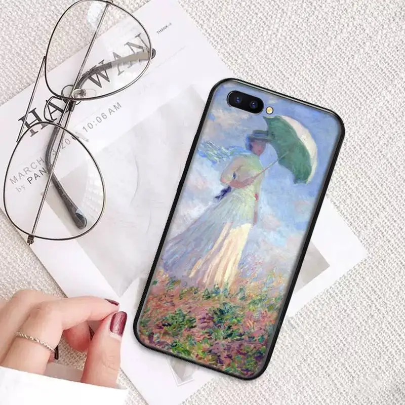 

Claude Monet Impressionism Painter Pattern Phone Case For OPPO R9 R11 R15 R17 RENO Realme S PLUS Normal 2z 3 5 C2 pro
