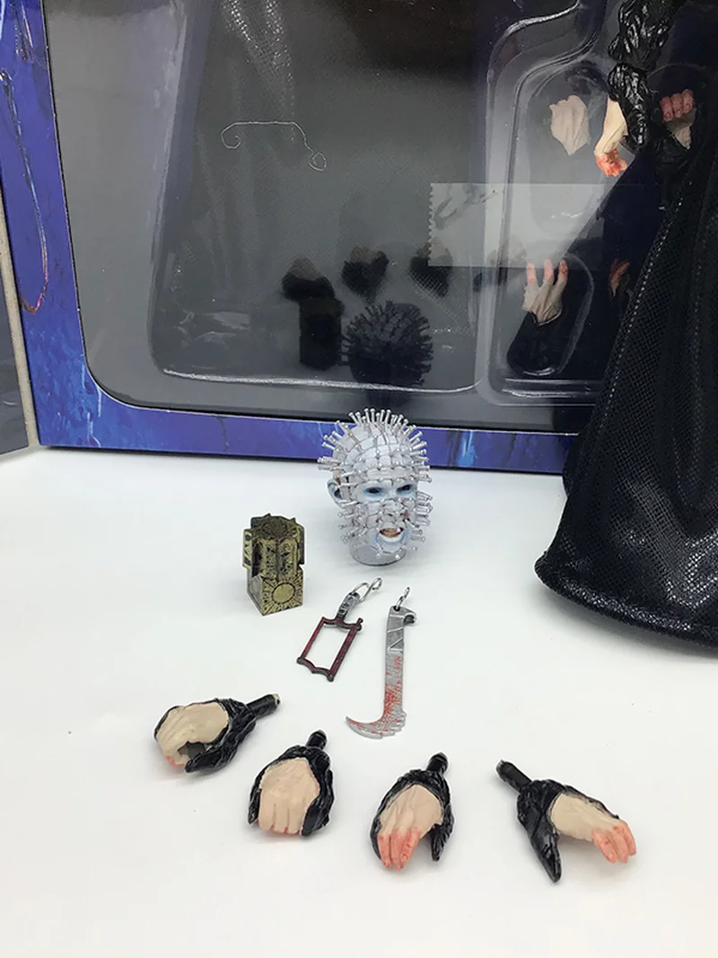 

18cm Movie Figure NECA Hellraiser Ghost Eater Ghost ChaserNail Head Action Figure Collectible Model Toys Gift Doll