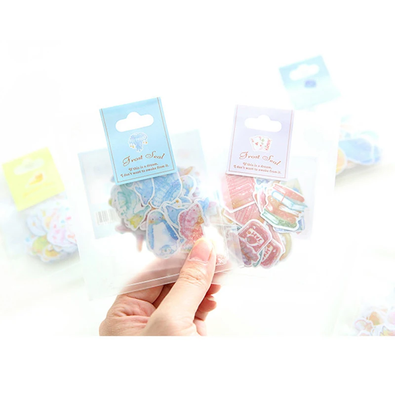 

60Pcs Stickers Dessert Decoration Adhesive Stickers Scrapbooking Diary Diy Album Stationery Stickers