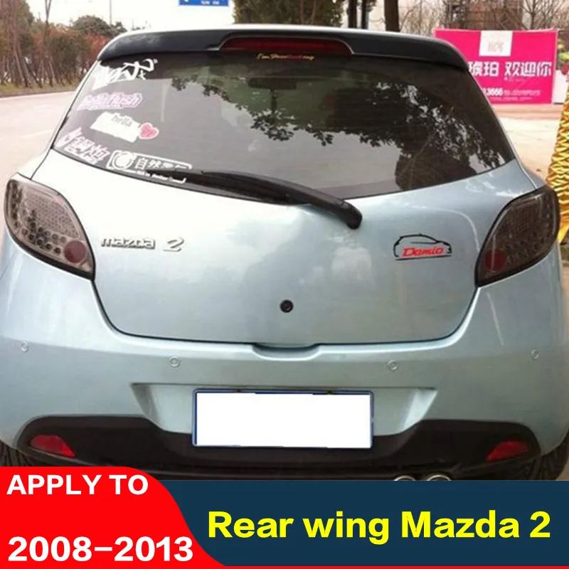 Заднее крыло спойлера ДЛЯ Mazda2 хэтчбек крыла 08 13 спойлер задней крышки