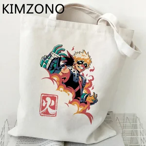 My Hero Academia Kaminari Denki shopping bag recycle bag jute bag grocery shopping shopper handbag bag shoping reusable custom