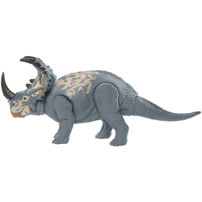 

Jurassic World Camp Cretaceous Isla Nublar Sinoceratops Sound Strike Medium-Size Dinosaur with Movable Joints Action Figure Toy