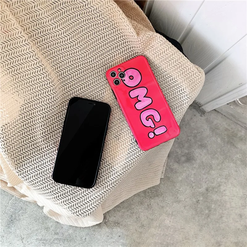 

Personality Letter Flowers Female Soft Case For Iphone 11 12 Pro Max Mini 7 8 Plus Xr X Xs Se 2020 Silicone Phone Cover Fundas