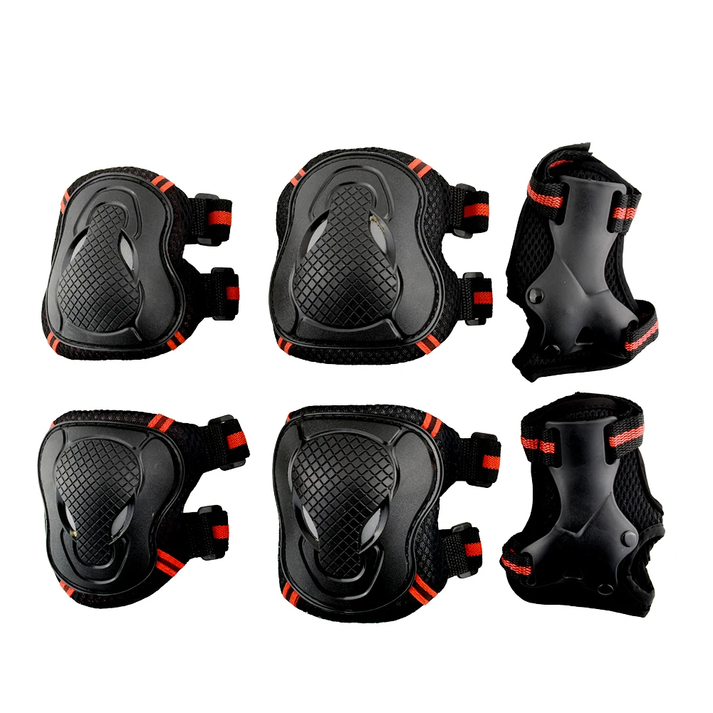 

6Pcs/ Set Adult Children Knee/Elbow Pads protective gears for skateboard Bicycle Ice Inline Roller Skate Protector Kids Scooter