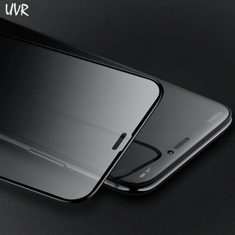 UVR для iPhone XR XS Max матовое стекло для Apple iPhone 11 Pro Max XSMax с черно-белыми краями закаленное стекло для защиты экрана