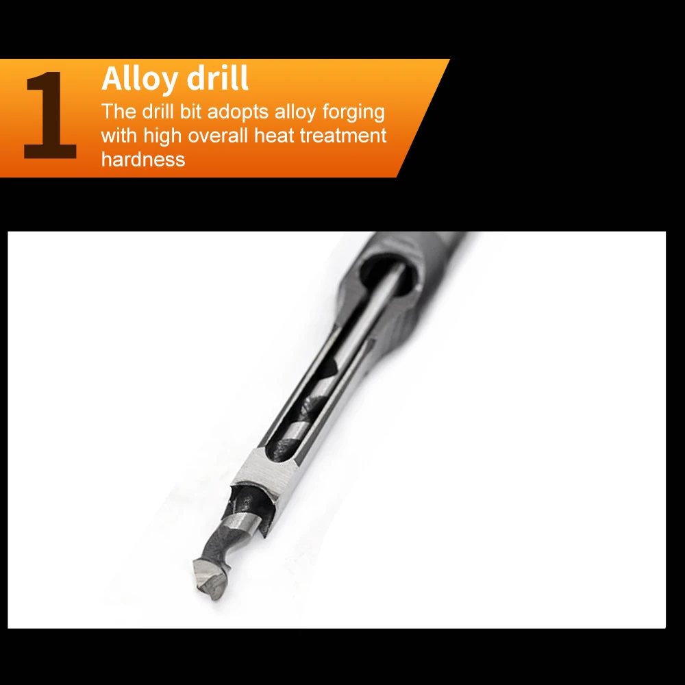 1 шт. 9 5 мм легированнаякнопка Сталь устройство для сверления квадратных