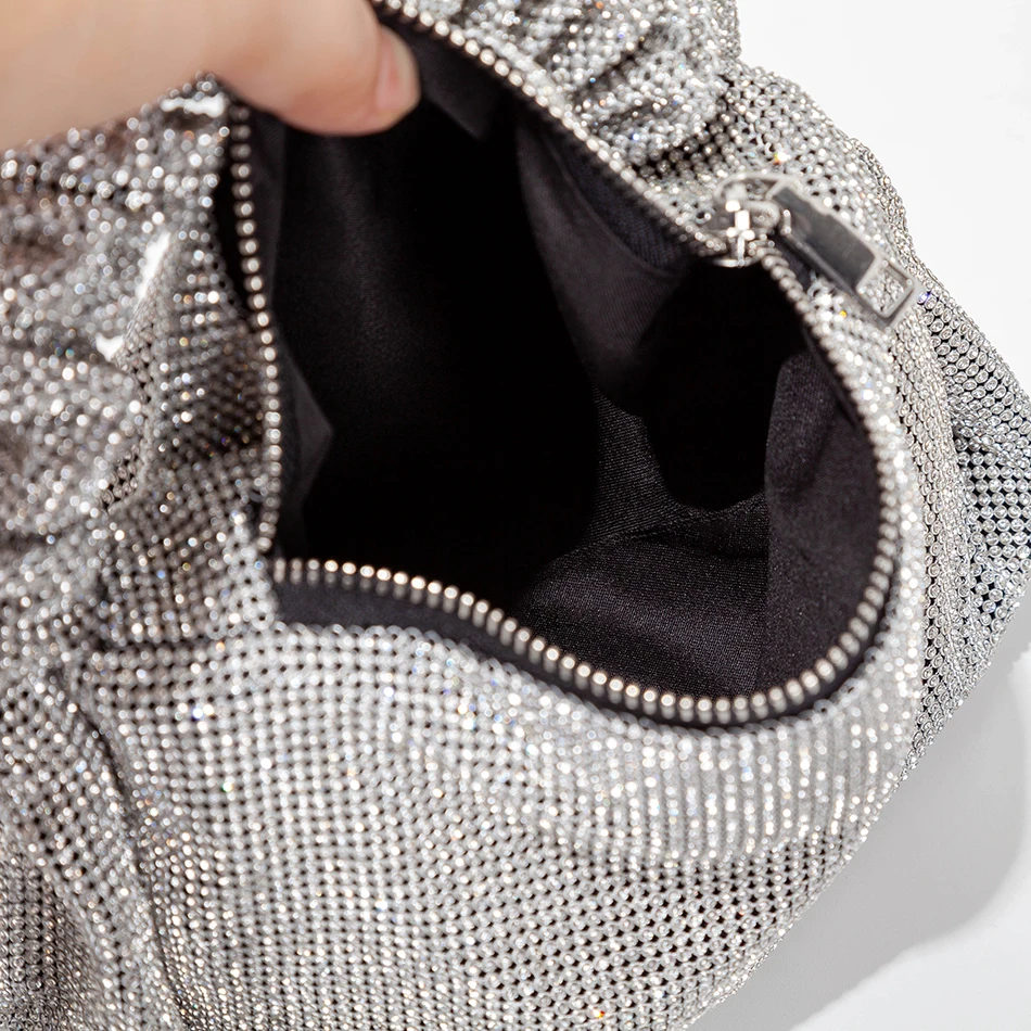 Блестящий Вечерний Клатч стразы кошельки для женщин тренд 2022 Новая Элегантная