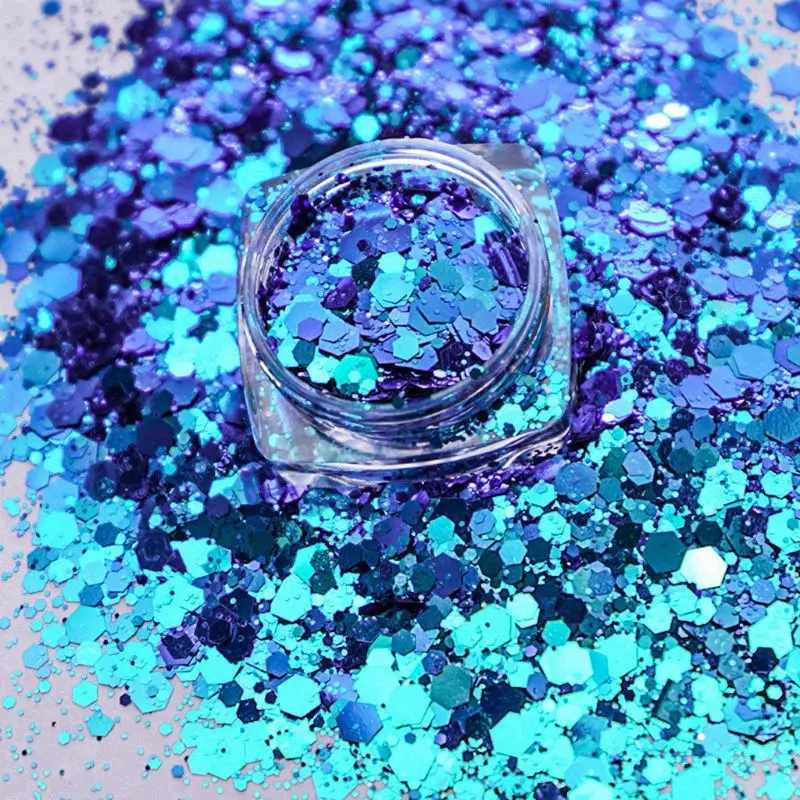 

Magic Chameleons Sequins Cloud Paillette Powder Irregular Nail Art Glitter Resin Pigment Sequins Flakiess Jewelry Making85LB