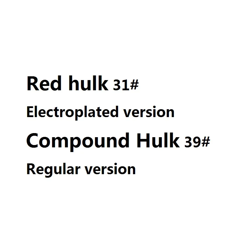 REDHULK составной Халк 39 # Красный 31 фигурка игрушки Коллекционная модель игрушка