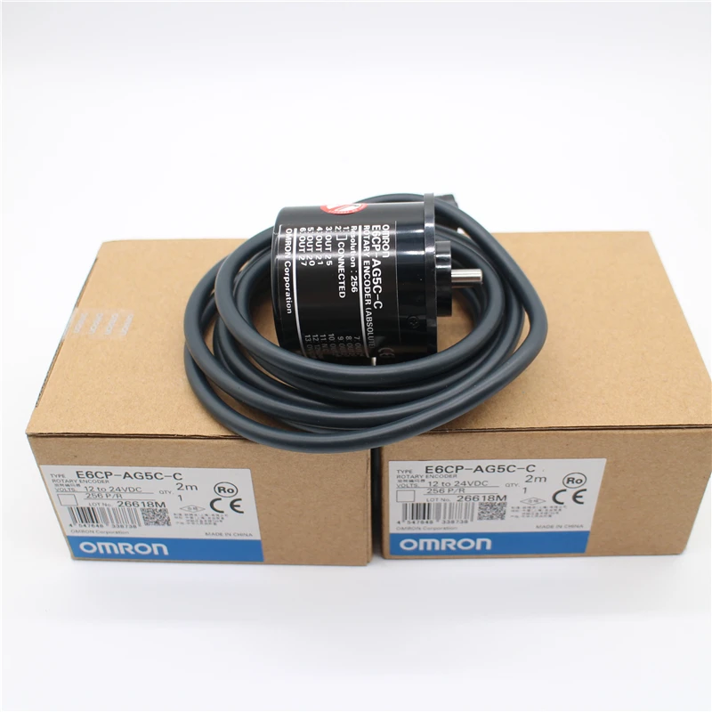 

Omron Low-cost Encoder with Diameter of 50 mm absolute rotary encoder 256P/R E6CP-AG5C-C