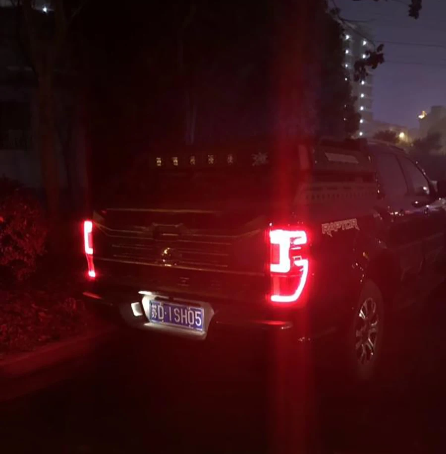 Светодиодный задний фонарь чехол для Ford Ranger 2012-2019New Ranger светодиодные задние фары светодиодный указатель поворота светодиодный тормоз