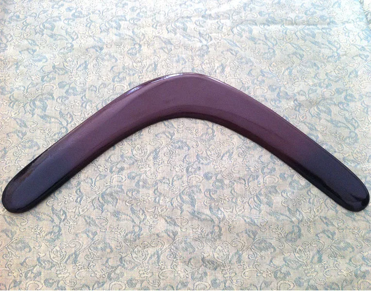 right hand version Авиационный Вояж 36*15 см ручной работы дерево НЛО Бумеранг блюдце бросать и ловить летающий диск, игры на открытом воздухе Газон игры игрушки - Цвет: right hand version
