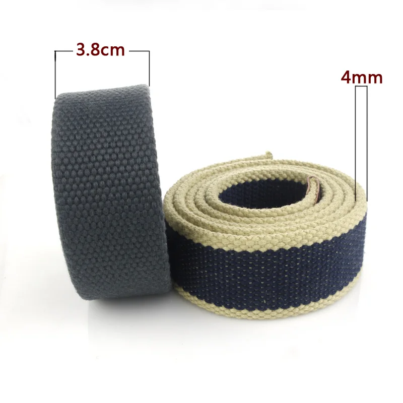

Hot Tactical Canvas Belt Body Men Women Thicken 4MM Military Width 3.8CM Designers High Quality 110-140-160cm No Buckle