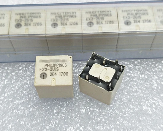 

5PCS/10PCS NEW car auto 12V relay EX2-2U1S EX2-2U1 EX2-2 EX22U1S 12V 12VDC DC12V DIP10