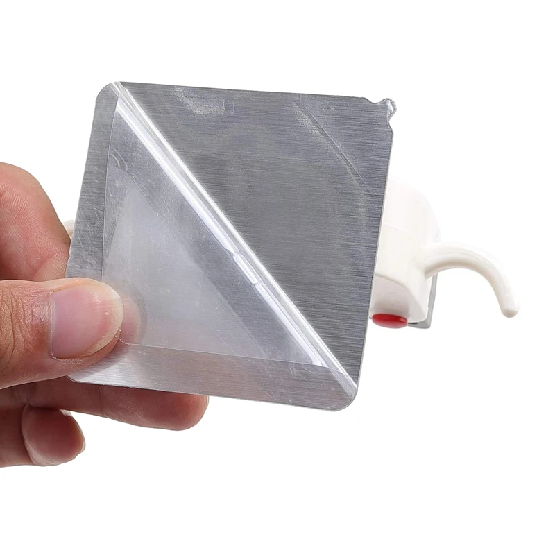 

6 Pieces Mop Clips Wall Mounted Broom Hanger Self Adhesive Kitchen Tool Hooks for Home Bathroom Kitchen,White