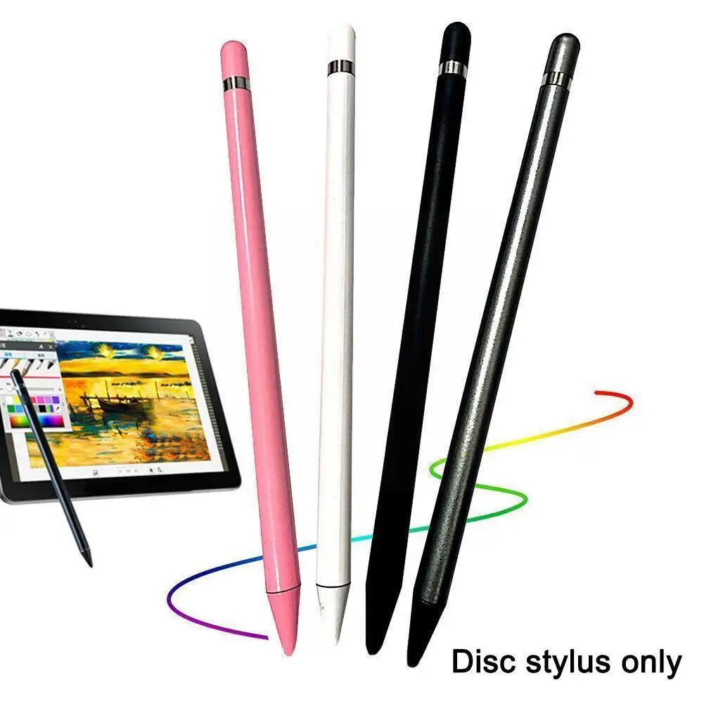 

Universal Anti-fingerprints Soft Nib Capacitive Touchscreen Stylus And For All Tablets Pen Screen Smartphones Compatible U0u7