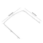 1 шт., резиновый держатель для корпуса из нержавеющей стали