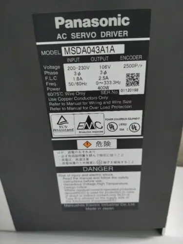 Абсолютно Новый Panasonic MSDA043A1A AC сервопривод | Инструменты