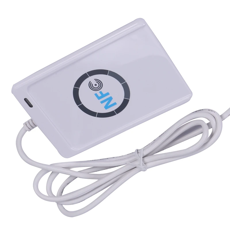 

NFC Reader USB ACR122U Contactless Smart IC Card Writer and Reader Smart RFID Copier Duplicator UID Changeable Tag Card Key Fob