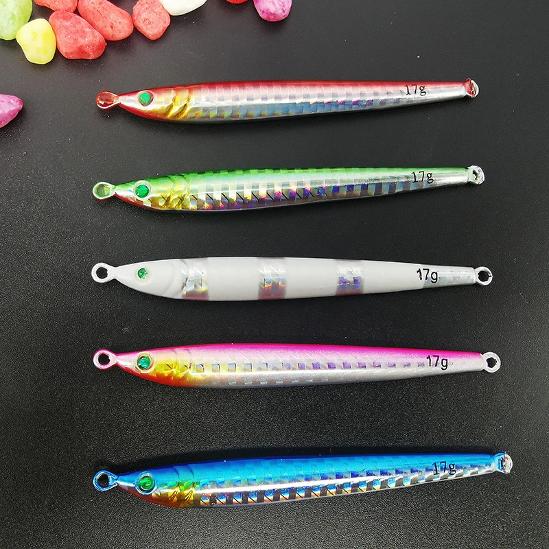 

5Pcs/Lot Metal Casting Spoon Spinner Sea Fishing Lure Slow Jigg Isca Artificial Baits Pesca Cast Jigging Lead Fish Tackle 7G-21G