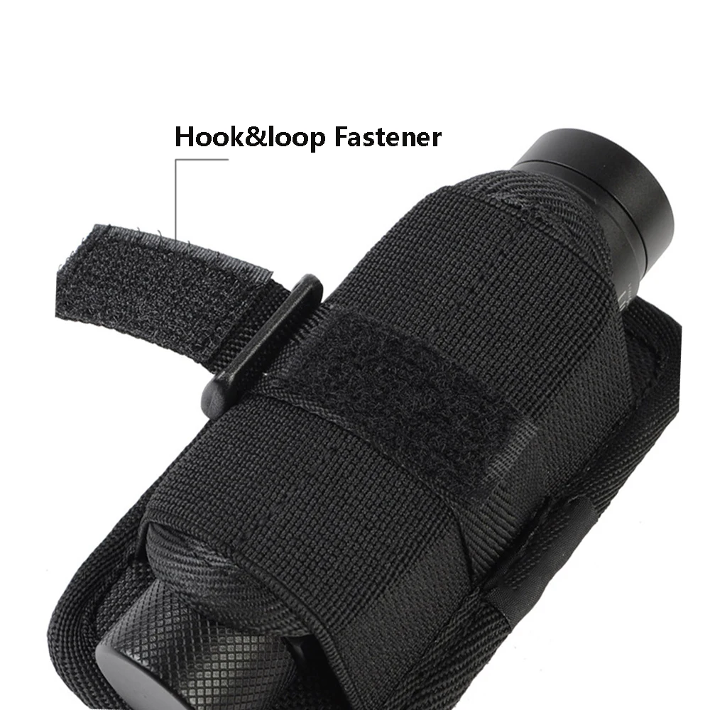 360 ° Вращение тактический фонарик кобура на открытом воздухе Пояс утилитарный