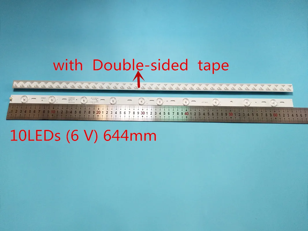 Новинка 100%, K ONKA KL32GT618 светодиодный светодиодная подсветка 35017727, 10 светодиодный Дов, s, 64,4 см, 1 комплект = 2 штуки