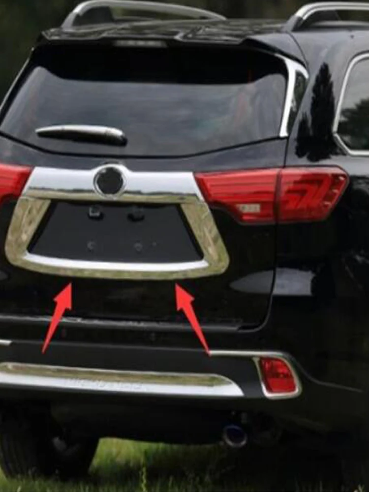 2015 -2021 накладки на задние ворота Toyota Highlander верхнюю и заднюю двери багажника |