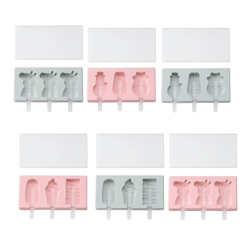 Силиконовая цельная форма для мороженого палочка с крышкой ручная работа сделай