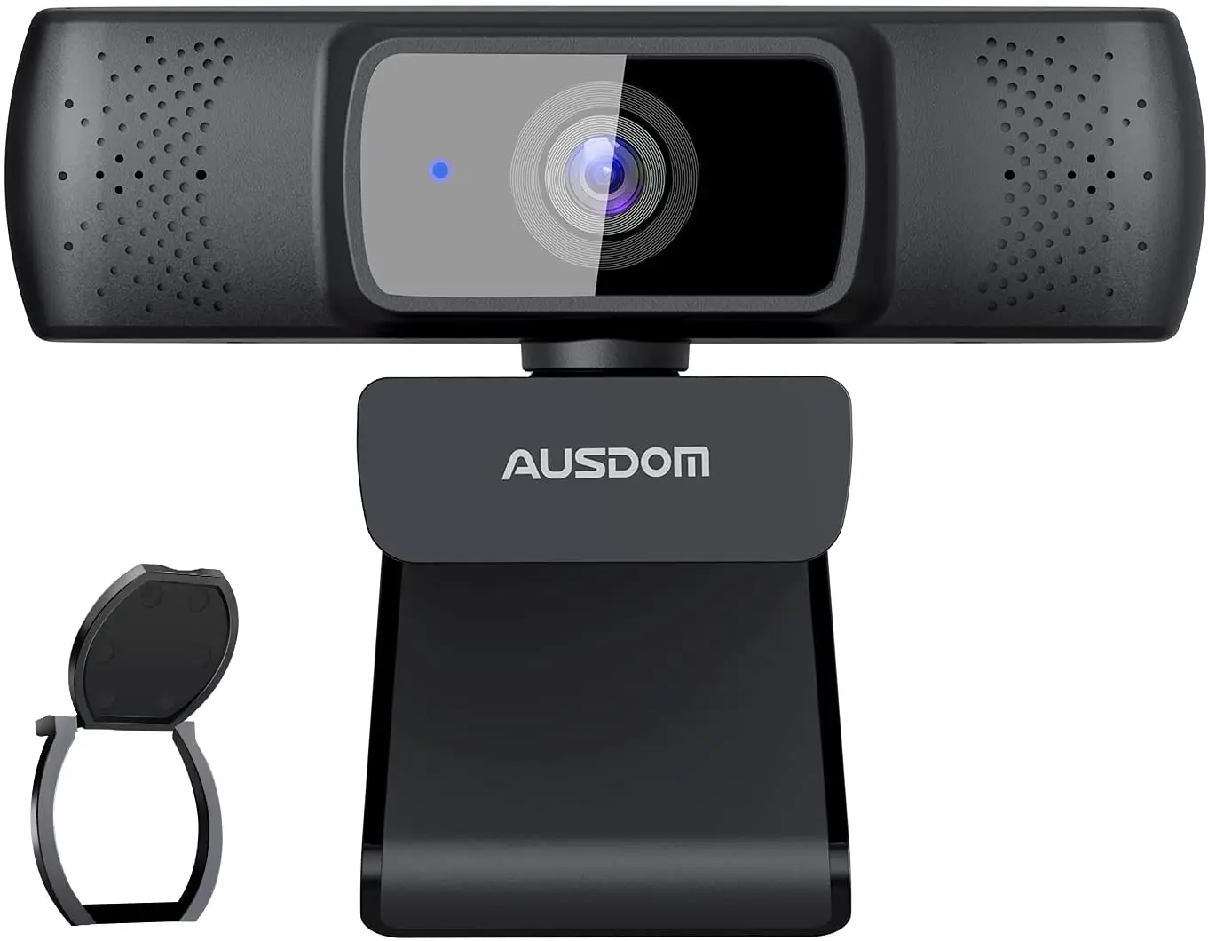 

Autofocus 1080P Webcam with Privacy Cover, AUSDOM AF640 Full HD Business Web Camera with Dual Noise Reduction Microphones, 90°