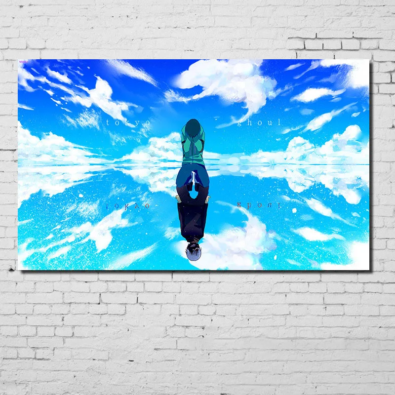 

Hot Sale Family wall art decoration Japan high popularity anime Tokyo Ghoul old style poster retro style Home decoration poster