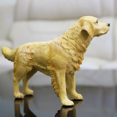 JJM золотистый ретривер собака фигурка для домашних животных Canidae коллектор Декор