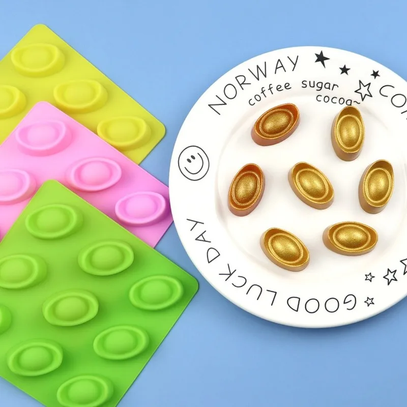 Силиконовая форма для шоколада 9 слитков кубиков льда сахарная глина