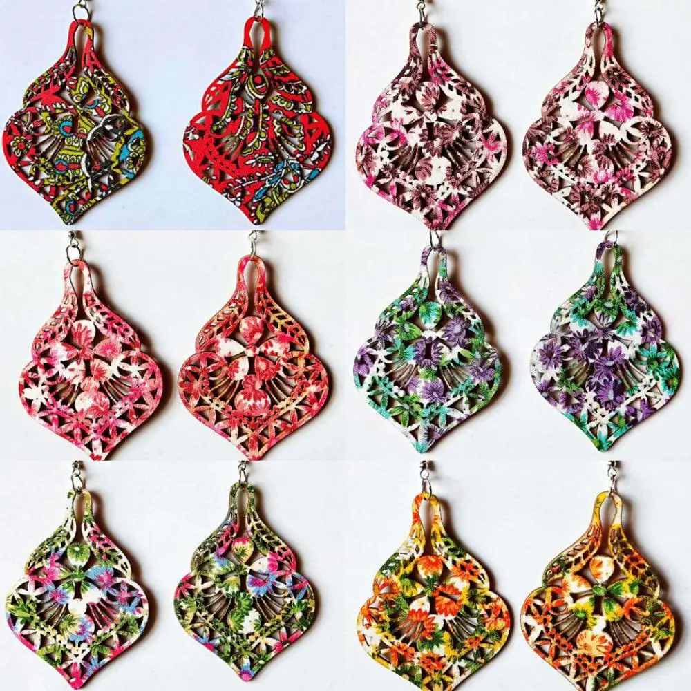 Серьги-гвоздики в винтажном стиле сделай сам деревянные украшения с гравировкой