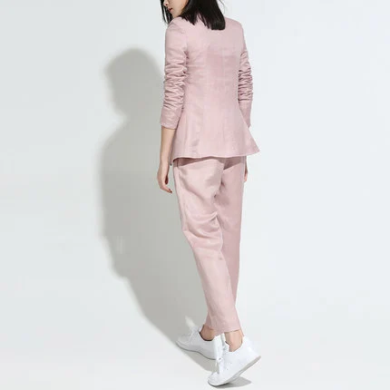 Новинка 2020 приталенный Блейзер с длинным рукавом на одной пуговице Женский