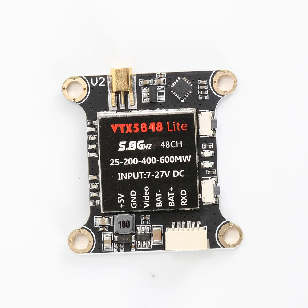 VTX5848 LITE 48CH 5,8g 25/100/200/400/600 мВт переключаемый VTX модуль видеопередатчика OSD Управление для FPV дрона с дистанционным управлением