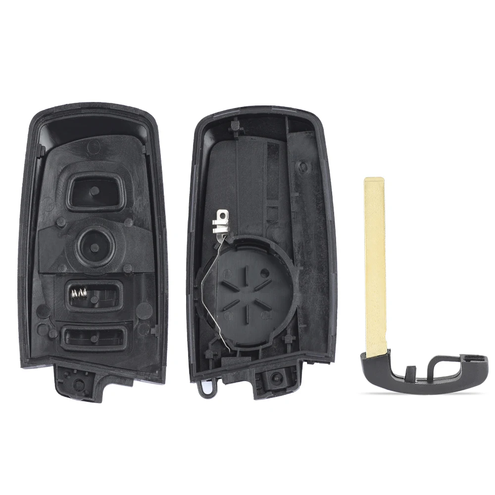 Keyecu 4 кнопки умный дистанционный ключ чехол сменный для BMW CAS4 1 3 5 7 серии 2009 2016