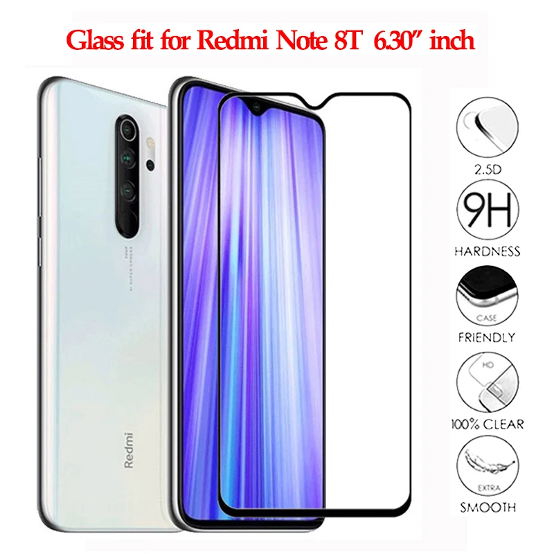 Защитное стекло закаленное 9H для Xiaomi Redmi Note 8T/6 3 дюйма/8A/8|Защитные стёкла и плёнки