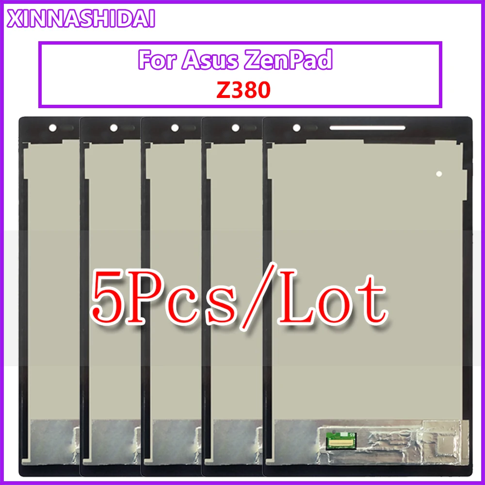 

5 шт./лот 8 дюймов для Asus Zenpad 8,0 Z380 Z380KL Z380M Z380CL P022 P024 P00A, ЖК-дисплей, сенсорный экран, дигитайзер в сборе, замена