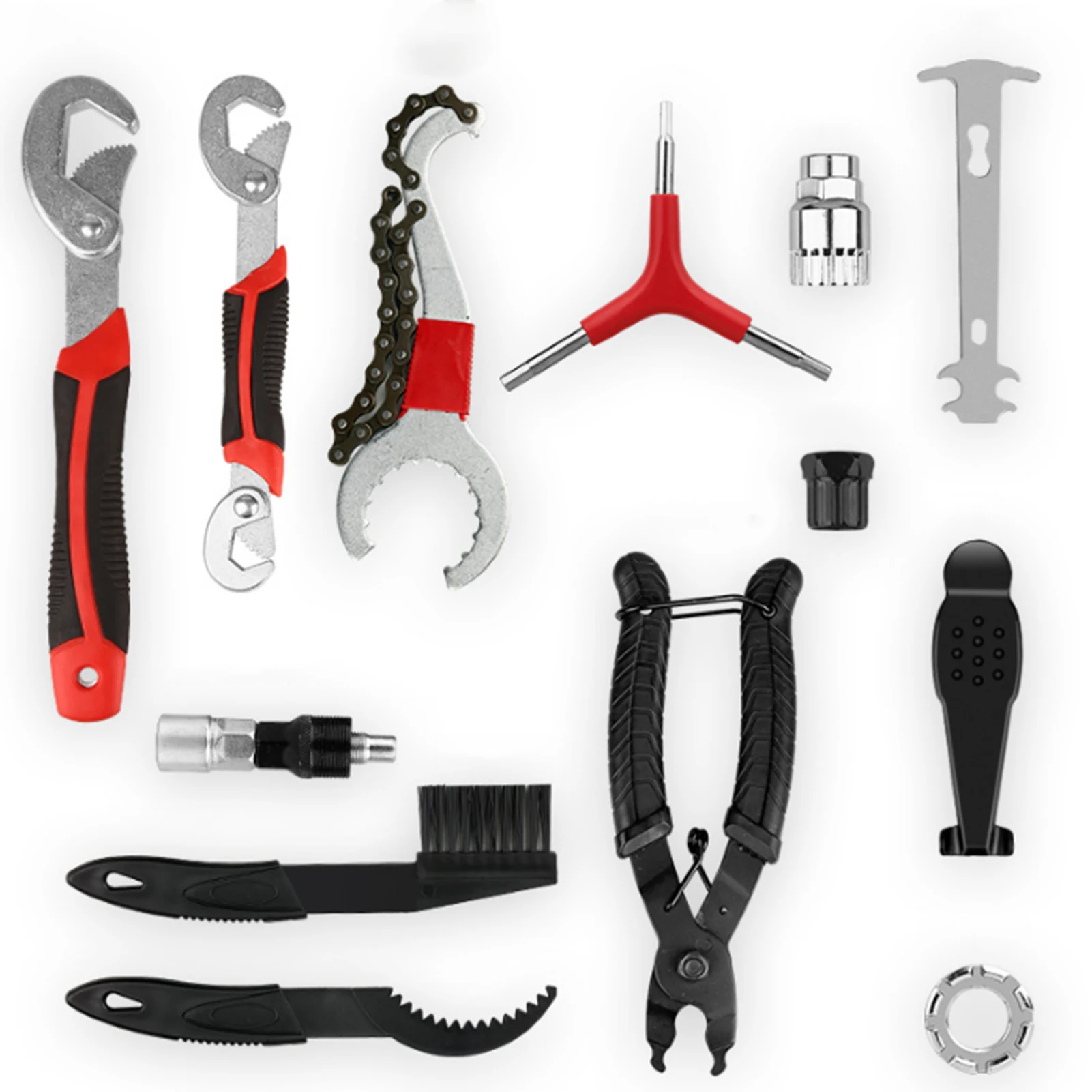 

13 шт. велосипед инфлятор шин набор инструментов для ремонта Портативный Многофункциональный велосипед горный велосипед набор инструменто...