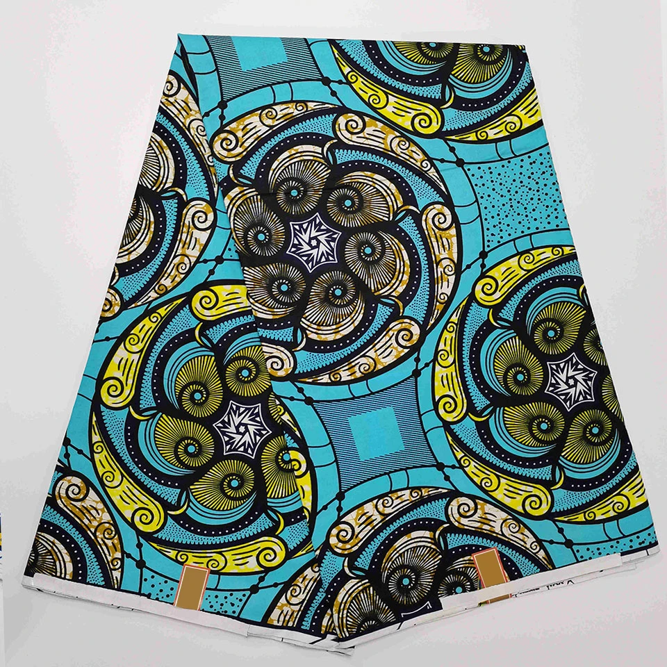 

6 Yards Mitex Wax Print/ African Fabrics Kitenge/Pagnes/Tissues Africain/ Lapa/Chitenge HS-78