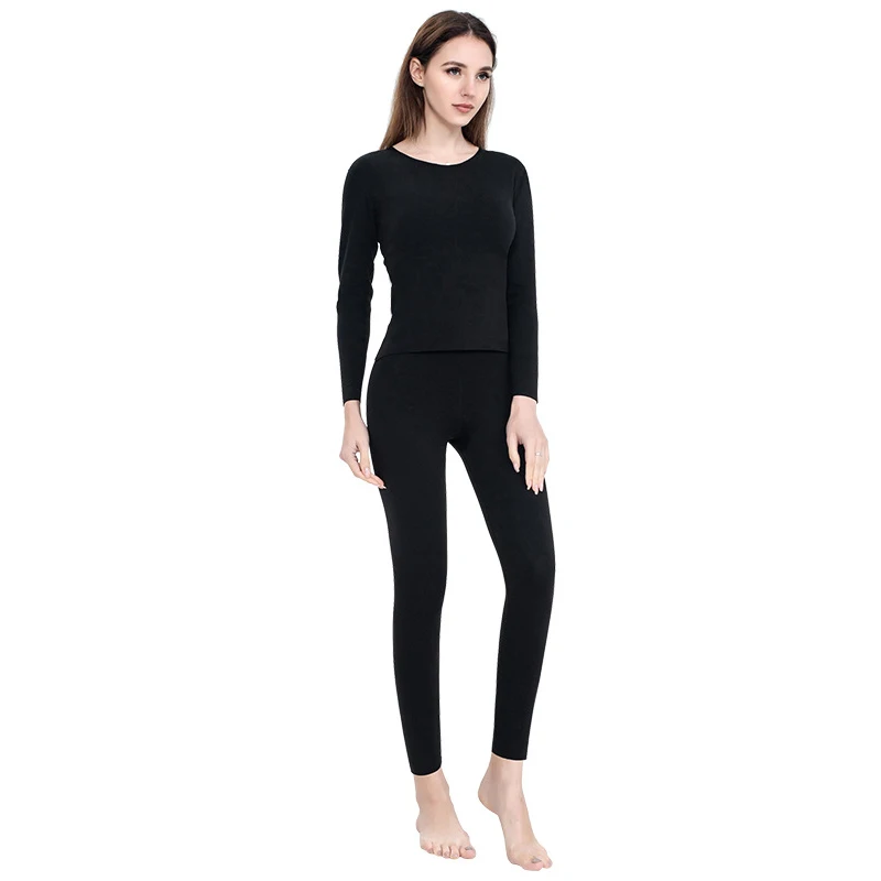 Women Thermal Underwear Set Full Sleeve Intimate Lingerie Lady Thermo Lingerie Winter Keep Warm Sweater Ovesize