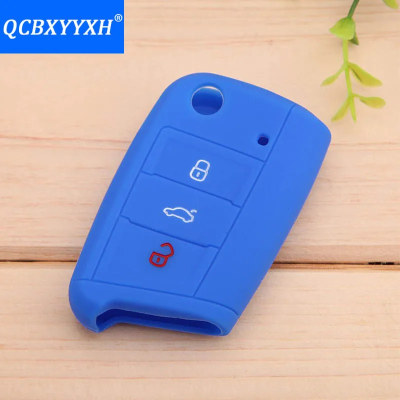 Чехол для автомобильного ключа QCBXYYXH складной силиконовый чехол Skoda Yeti Superb Rapid Fabia