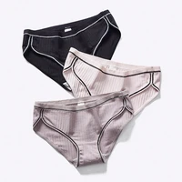 plus size cotton womens underwear panties sexy seamless thread briefs low waist breathable comfortable underpanties for girs