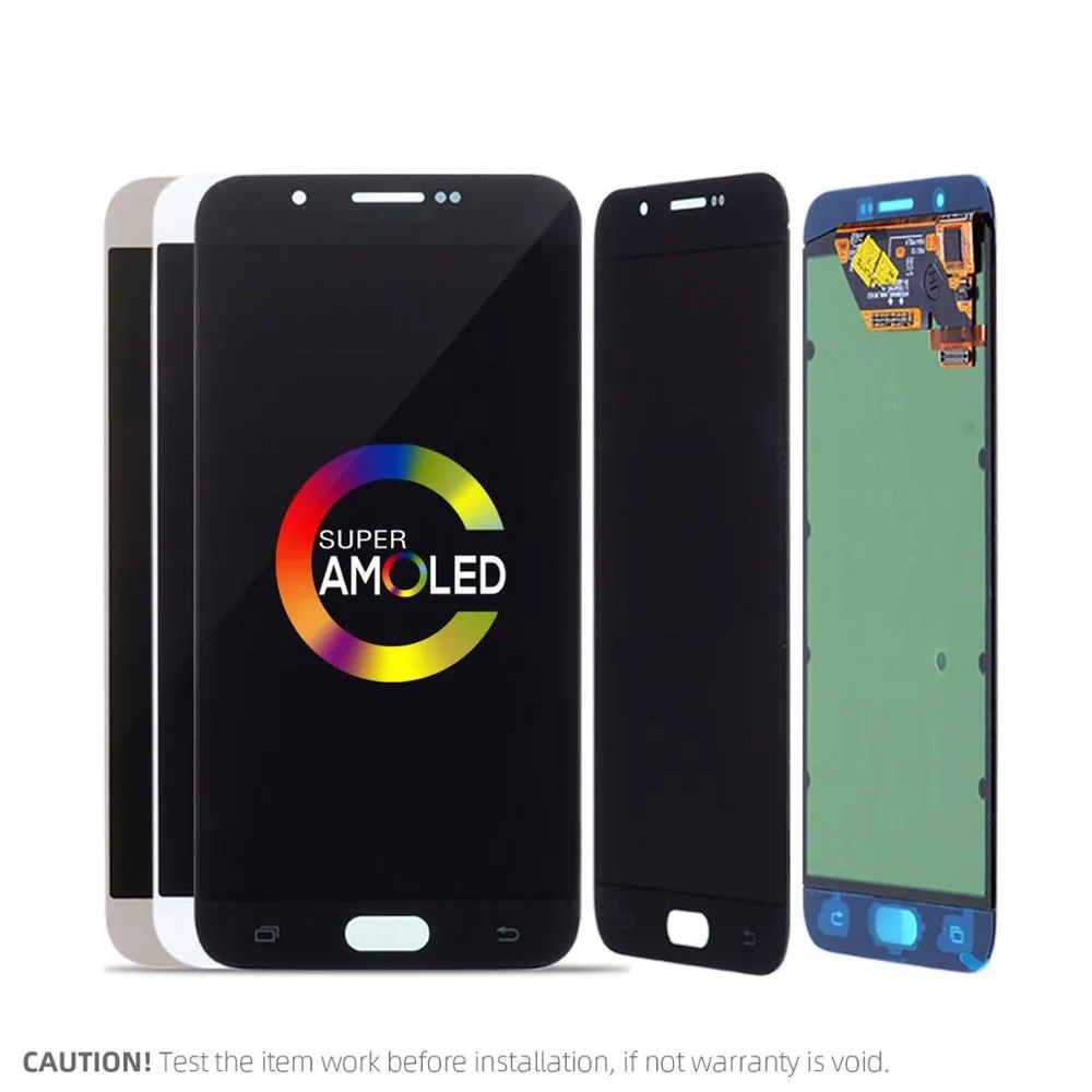 AMOLED Дисплей для SAMSUNG Galaxy A8 A8000 A800 A800F LCD в сборе с тачскрином Оригинал 5.7&quot черный