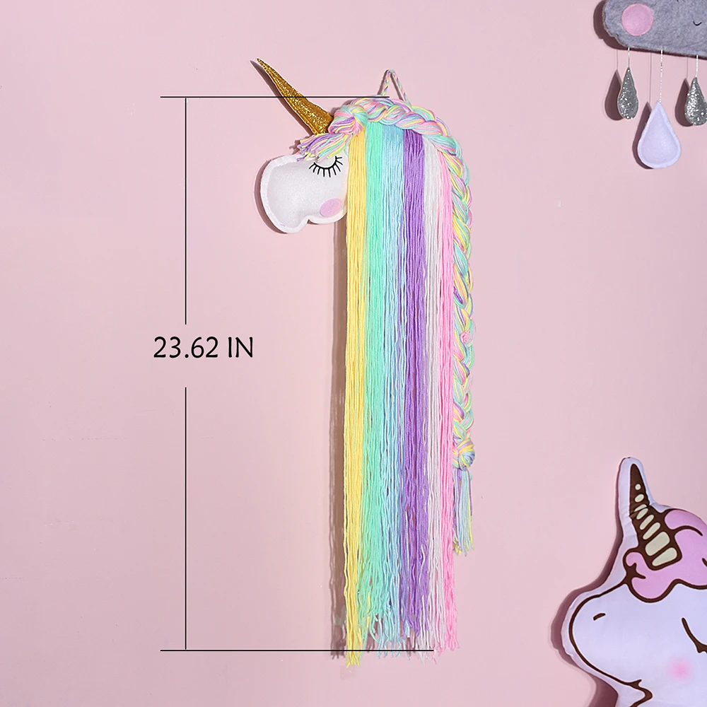 Ловец снов в виде единорога милый Настенный декор украшение для детской комнаты