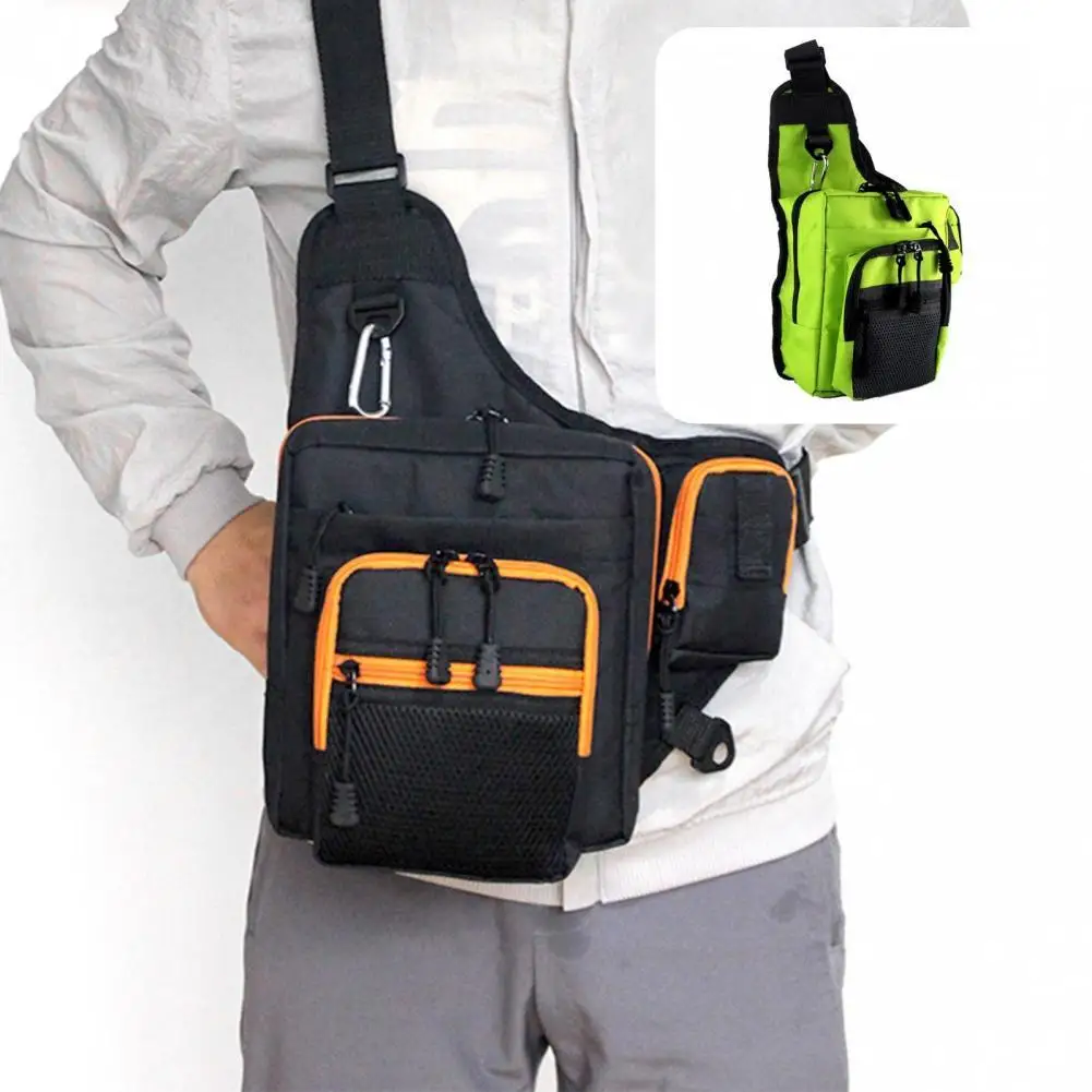

Ergonomics Design Polyester Outdoor Adjustable Padded Shoulder Strap Bag for Angling
